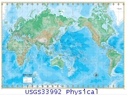 USGS33992 Physical World 48 x 36